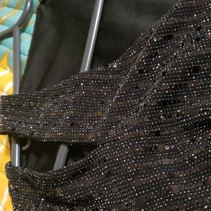 Sequin dress.